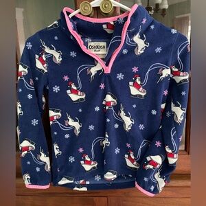 Little Girls Half Zipper Pullover Size 7